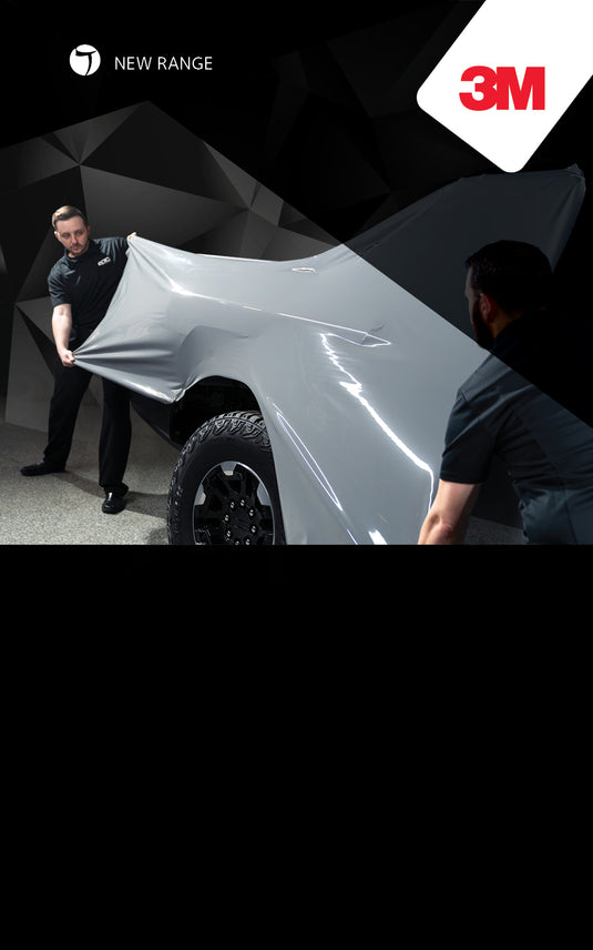 Coloured Paint Protection with  dry-apply air release